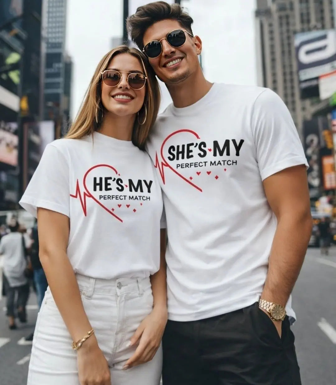 NUEVO Dúo Love ConeXion™ | Pareja T-Shirts