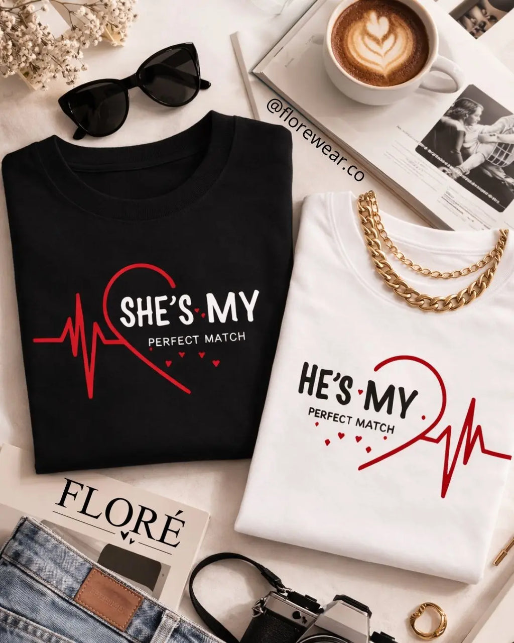 NUEVO Dúo Love ConeXion™ | Pareja T-Shirts