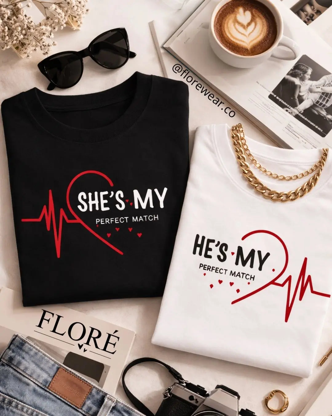 NUEVO Dúo Love ConeXion™ | Pareja T-Shirts