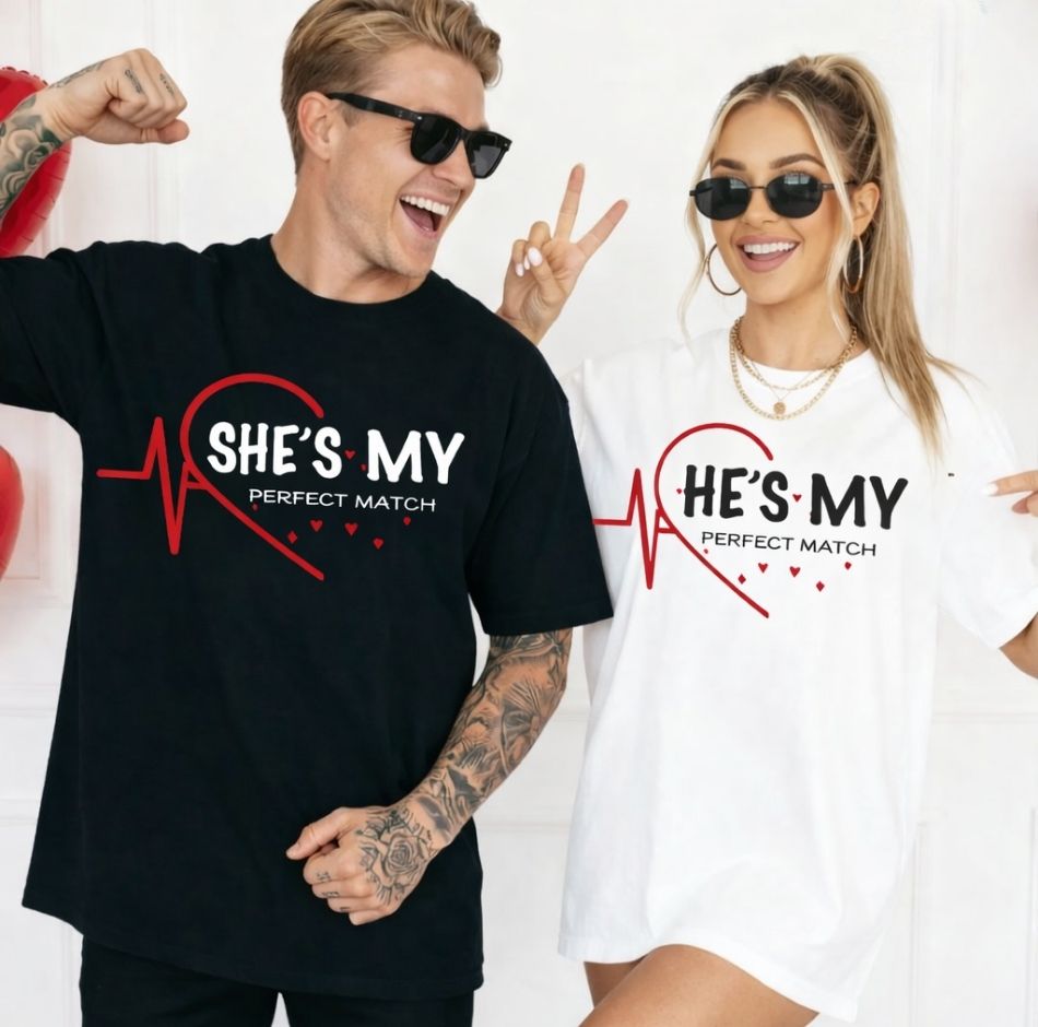 NUEVO Dúo Love ConeXion™ | Pareja T-Shirts