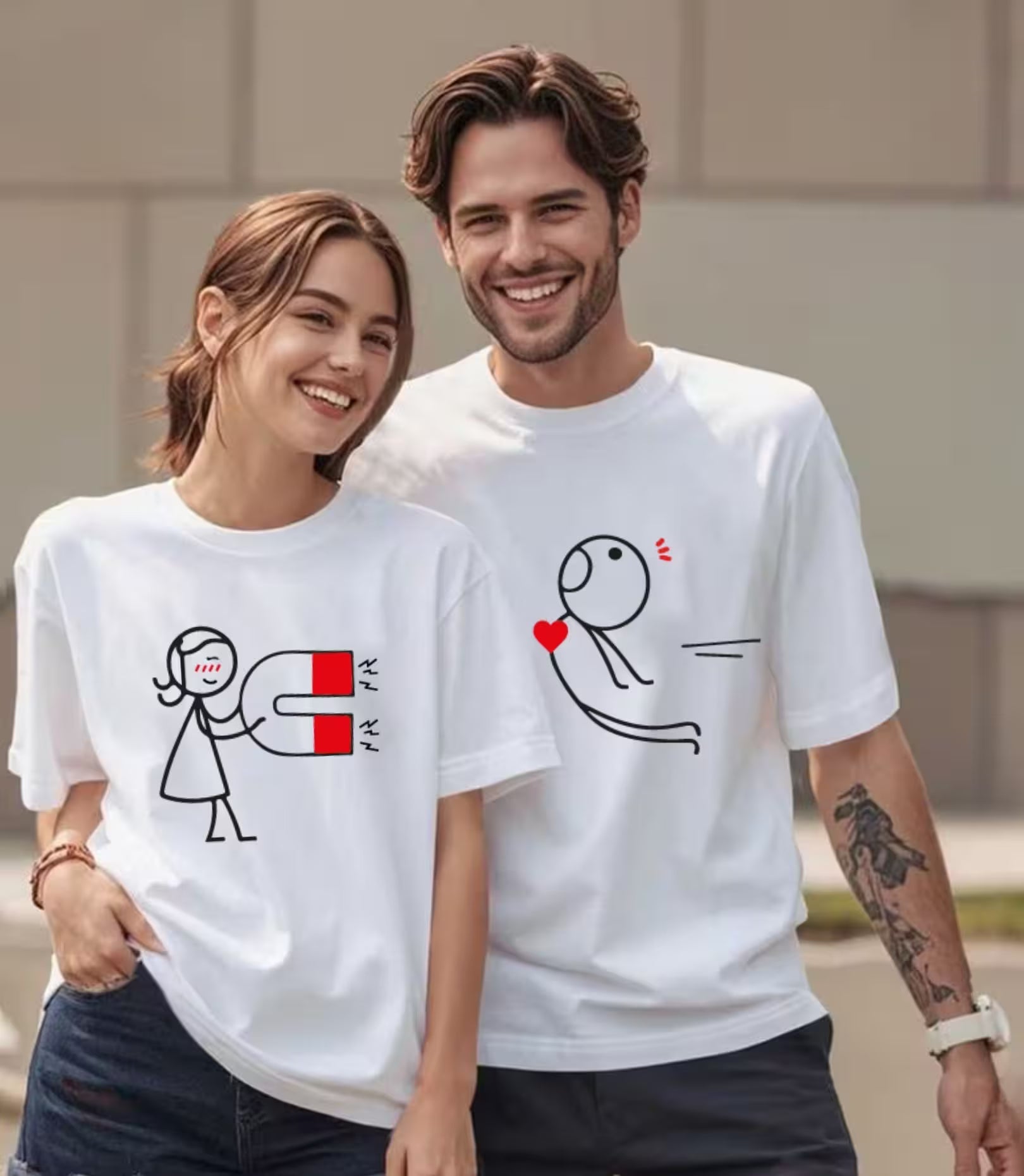 NUEVO Dúo Match de Amor™ | Pareja T-Shirts