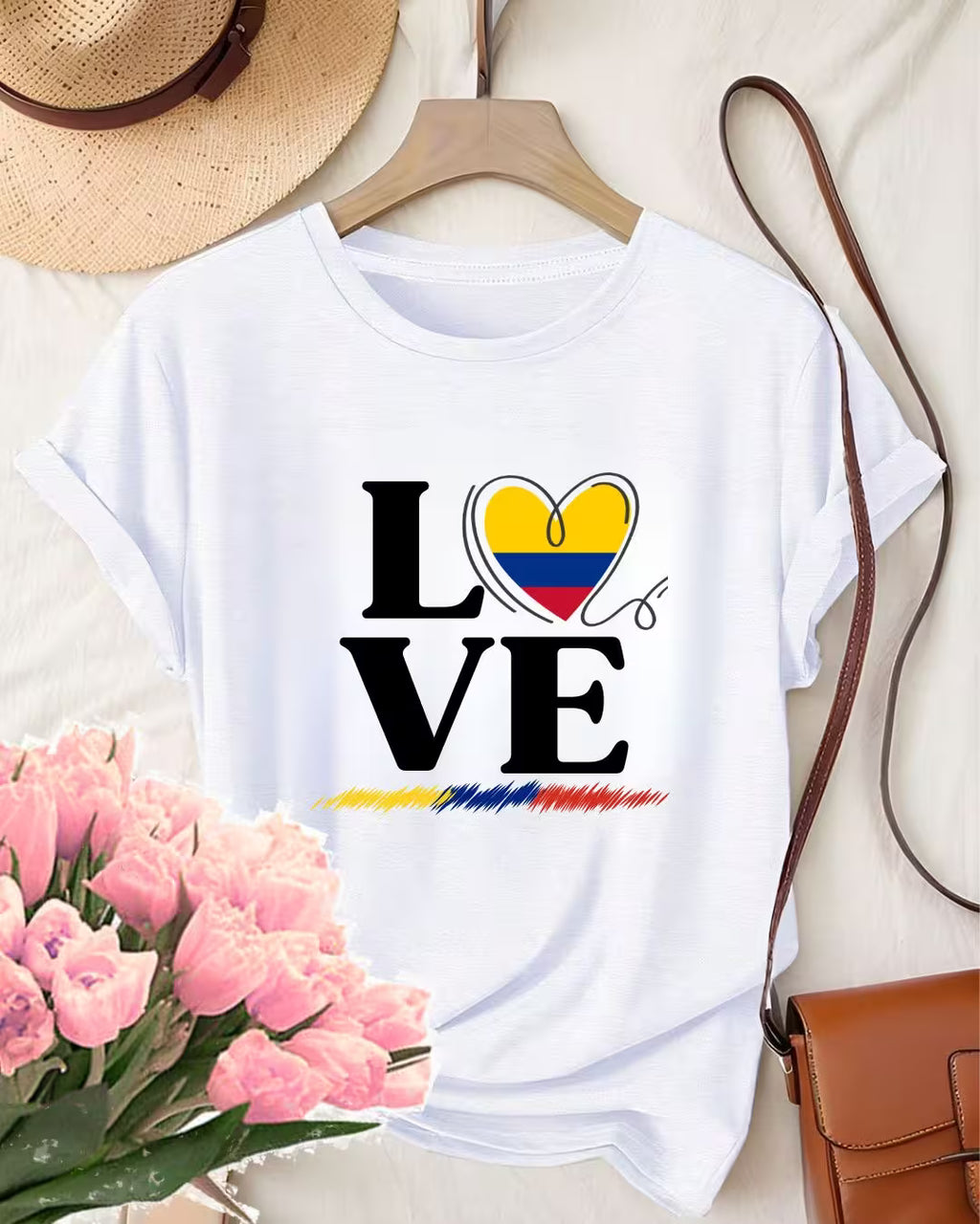 NUEVA Late Colombia™ | Tricolor T-Shirts