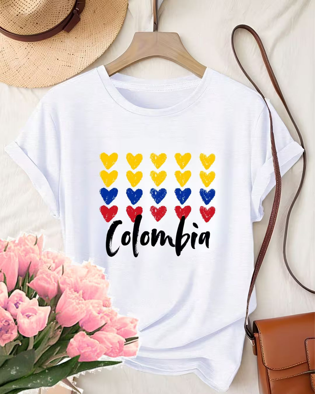 NUEVA Late Colombia™ | Tricolor T-Shirts